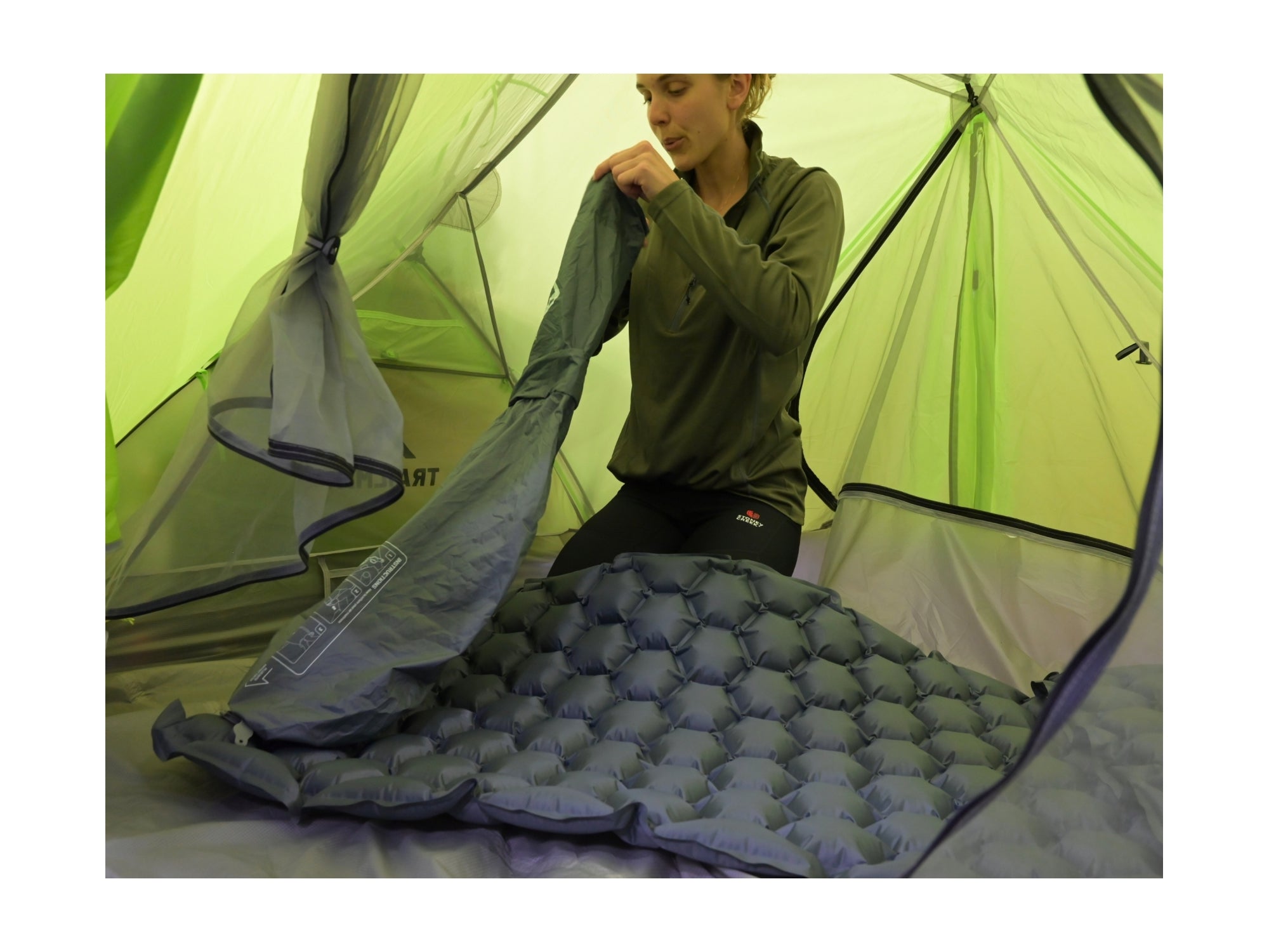 Trailmate Hex-Lite Sleeping Mat 190cm Grey
