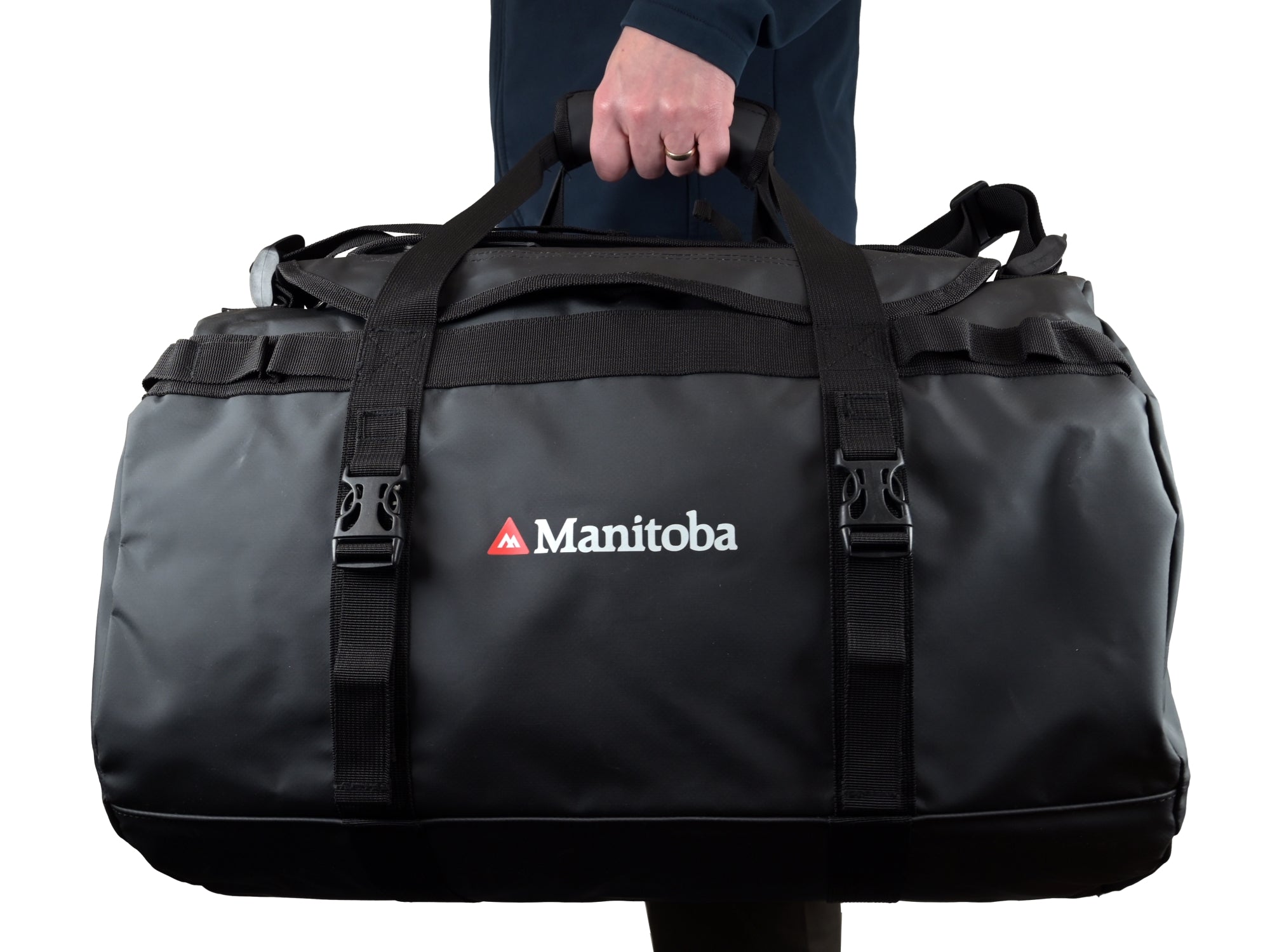 Manitoba 60L Heavy Duty Gear Bag - Splashproof Travel Backpack/Duffle Bag