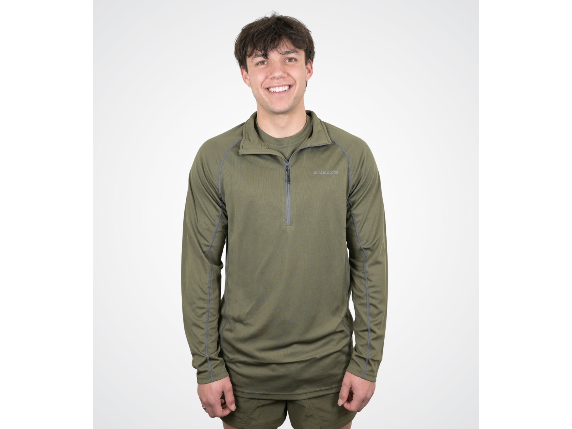 Manitoba Pursuit Long Sleeve Cool & Dry Top V2 Olive