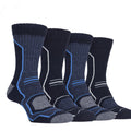 Storm Bloc Mens Technical Boot Socks 6-11 | Blue 4 Pack