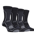 Storm Bloc Mens Technical Boot Socks 6-11 | Grey 4 Pack