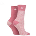 Storm Bloc Womens Super Soft Crew Socks 4-8 | Pink 2 Pack