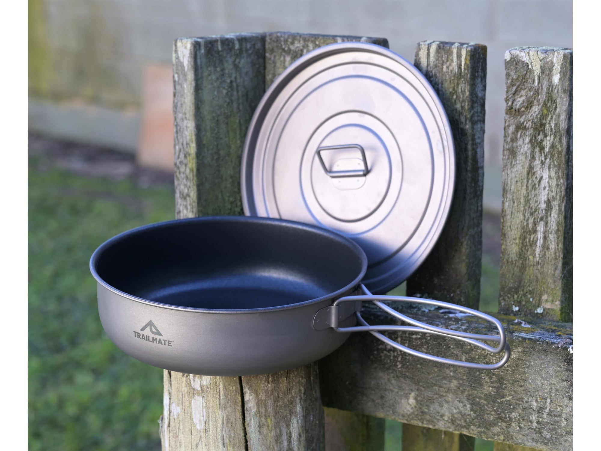 Trailmate Titanium Non-Stick Frying Pan 1L | 136g Ultralight Cookware