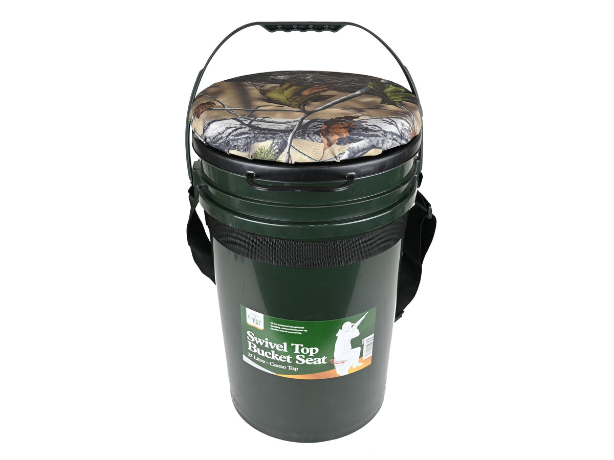 Game On Waterproof Storage Bucket 25L | Swivel Seat