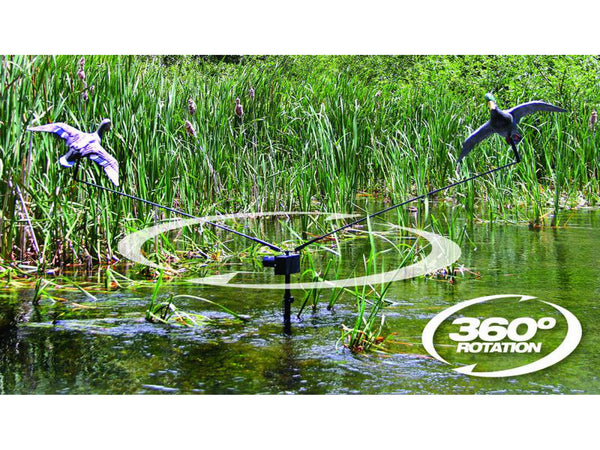 Terminator Twin Tornado Decoy Machine with Two Flying Mallard Decoys