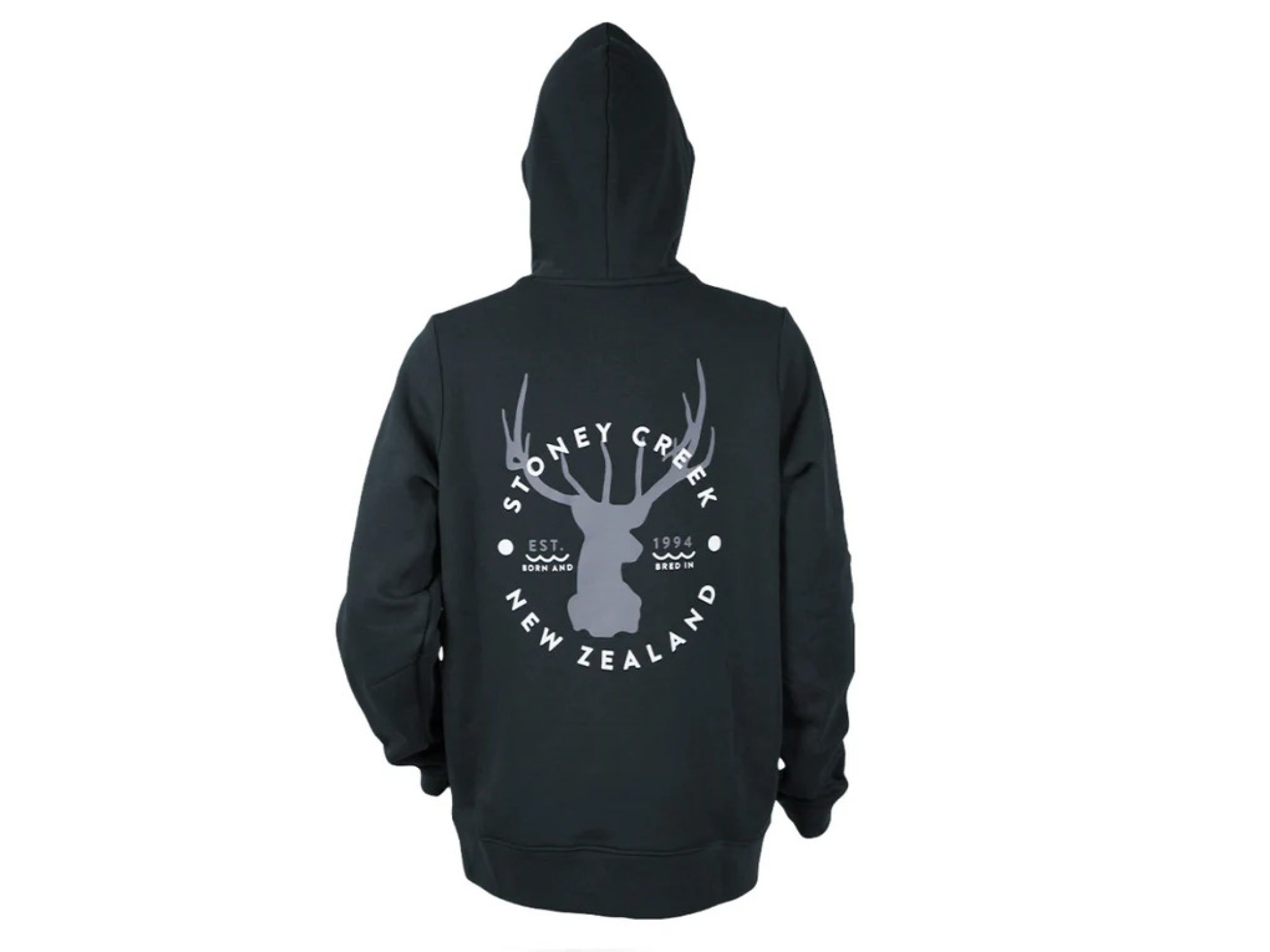 Stoney Creek Patch Hoodie Charcoal