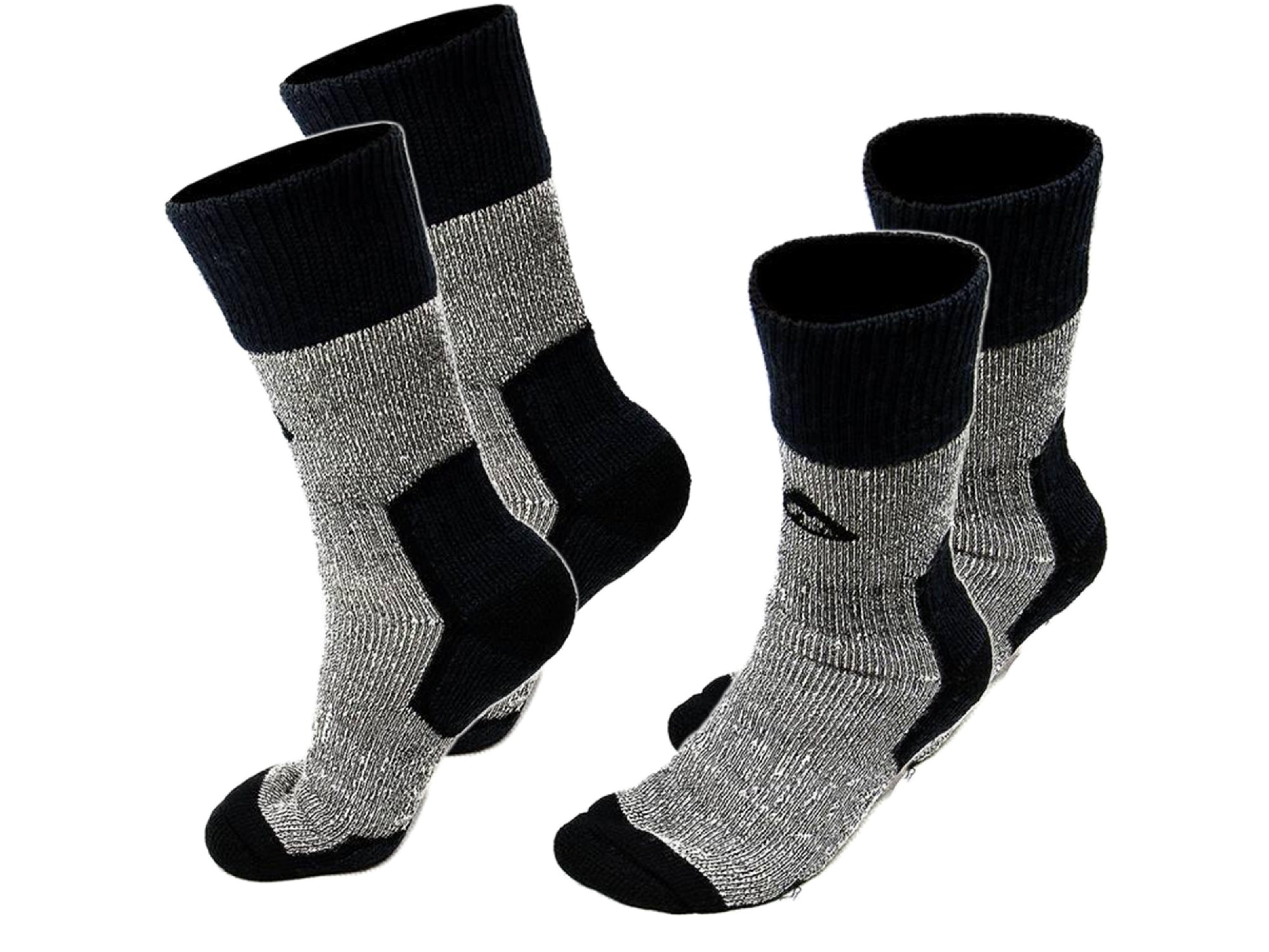 Manitoba NZ Made Wool Tramping Socks: 2 Pack Combo
