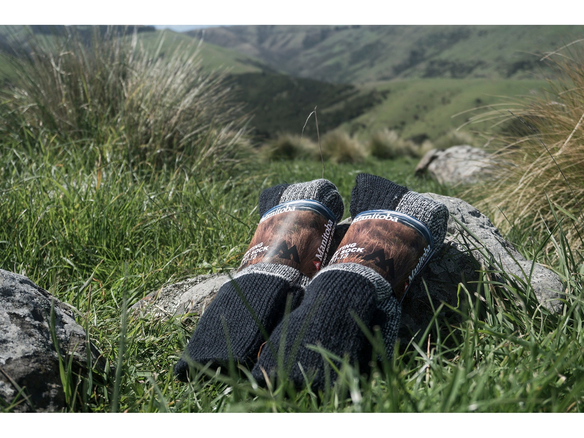 Manitoba NZ Made Wool Tramping Socks: 2 Pack Combo