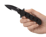 CRKT M21 Special Forces Drop Point Folding Knife with Veff Serrations