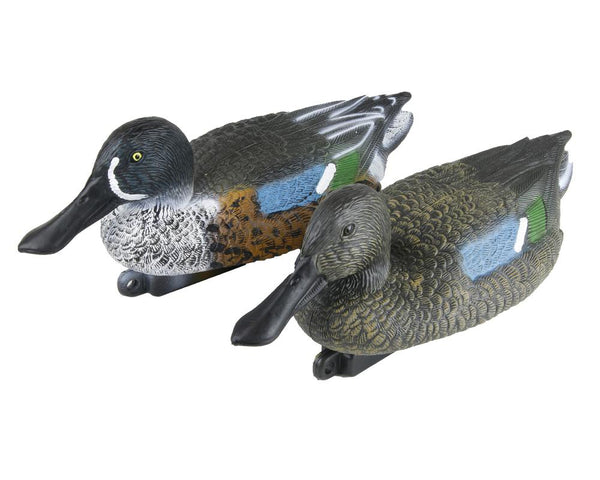 Game On Shoveler Duck Decoy Pair