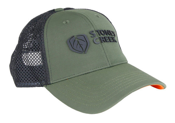 Stoney Creek Lifestyle Trucker Cap: Bayleaf/Black