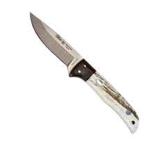 Miguel Nieto Knife Coyote Stag Antler Handle