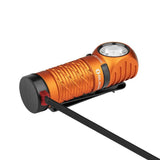 Olight Perun 2 Mini Rechargeable Torch/Headlamp 180° Lighting Orange 1100 Lumens