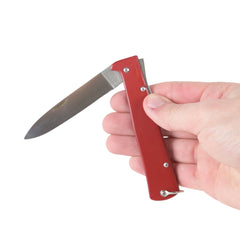 Mercator Knife Stainless Folding Red 9cm Blade