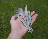 Trailmate Titanium Cutlery Set 4 Piece *50 Grams Weight!