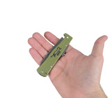 Mercator Folding Knife Cat Reed Green K55K Carbon Steel 9cm Blade