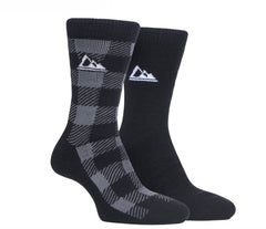 Storm Bloc Mens Thermal Boot Socks 6-11 | Black 2 Pack