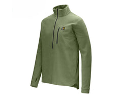 Swazi Micro Long Sleeve Fleece Shirt with 1/2 Zip - Ranger