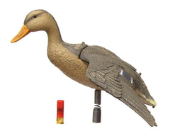 Wind Driven Flying Mallard Hen Decoy