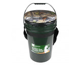 Game On Waterproof Storage Bucket with Top Swiveling Seat