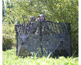 Game On Three-Sided Camo Duck Blind