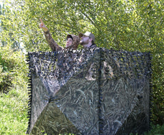 Game On Three-Sided Camo Duck Blind