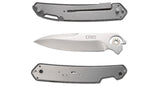 CRKT Bona Fide Silver Folding Knife