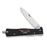 Mercator Knife Carbon Steel Folding Cat 9cm Blade