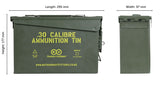 OO 30Cal V2 & 50Cal Lockable Ammunition Tin Combo