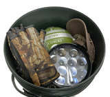 Game On Waterproof Storage Bucket with Top Swiveling Seat